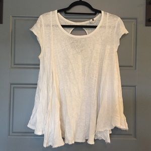 Free People Short Sleeve Flare Shirt